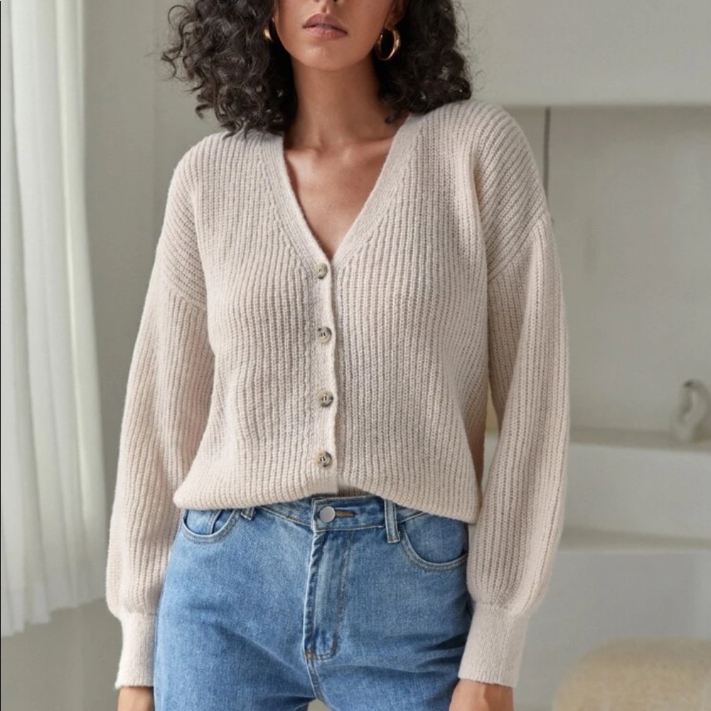 Button Front Cardigan - Picture 4 of 4